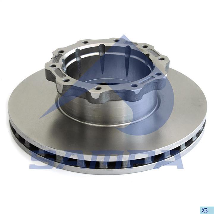Sampa 100.459 Rear ventilated brake disc 100459