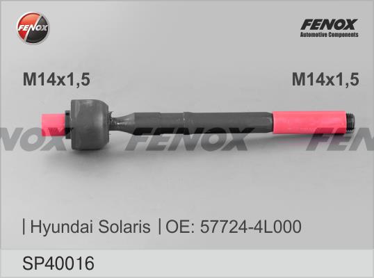 Fenox SP40016 Tie rod end outer SP40016