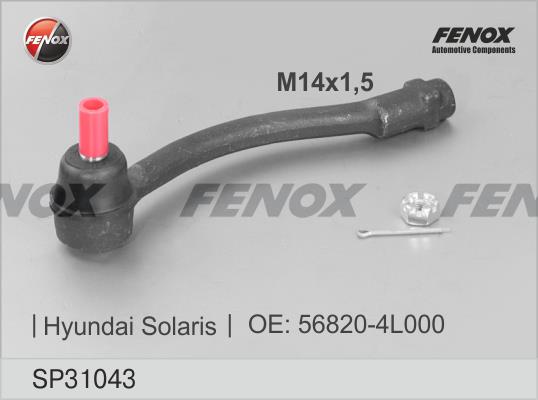 Fenox SP31043 Tie rod end left SP31043
