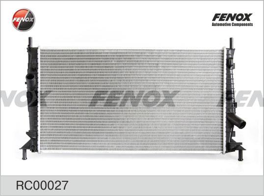 Fenox RC00027 Radiator, engine cooling RC00027