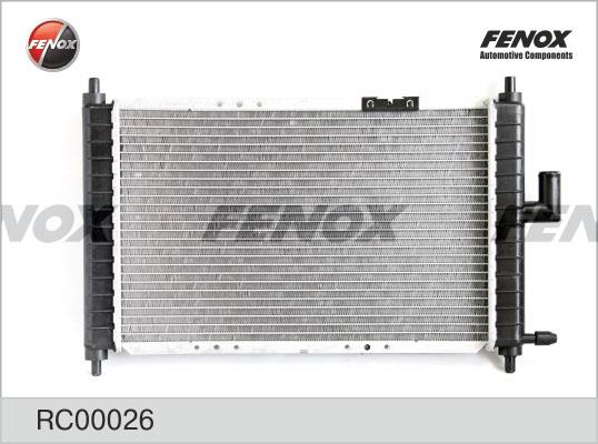 Fenox RC00026 Radiator, engine cooling RC00026