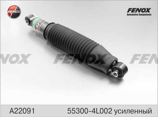 Fenox A22091 Rear oil and gas suspension shock absorber A22091