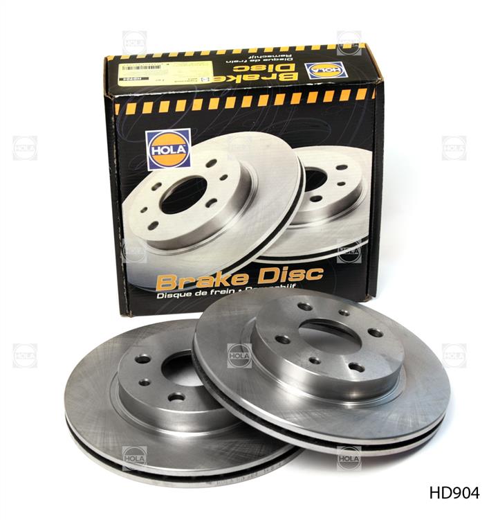 Front brake disc ventilated Hola HD904
