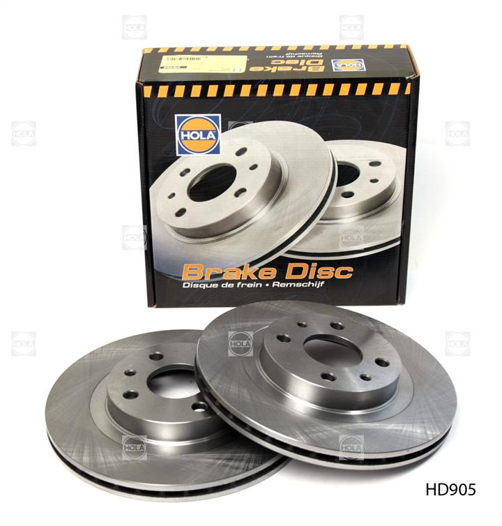 Front brake disc ventilated Hola HD905