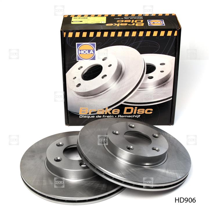 Front brake disc ventilated Hola HD906
