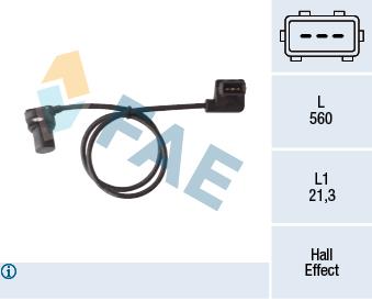 FAE 79450 Camshaft position sensor 79450