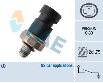 FAE 12435 Oil pressure sensor 12435