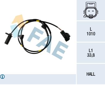 FAE 78270 Sensor ABS 78270