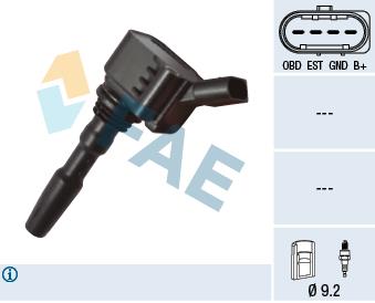 FAE 80249 Ignition coil 80249