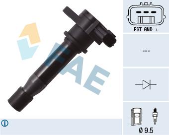 FAE 80228 Ignition coil 80228