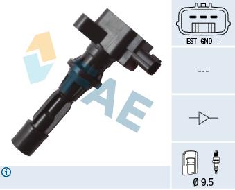 FAE 80283 Ignition coil 80283