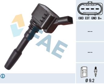 FAE 80238 Ignition coil 80238
