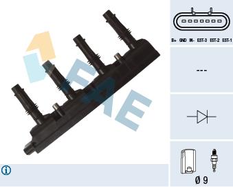 FAE 80322 Ignition coil 80322