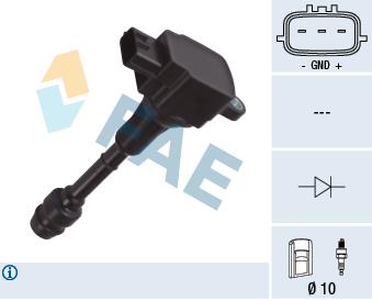 FAE 80371 Ignition coil 80371