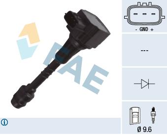 FAE 80370 Ignition coil 80370