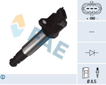 FAE 80359 Ignition coil 80359