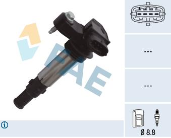FAE 80355 Ignition coil 80355