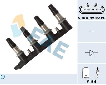 FAE 80351 Ignition coil 80351
