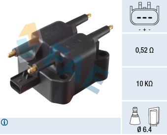 FAE 80349 Ignition coil 80349