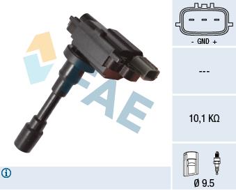 FAE 80343 Ignition coil 80343