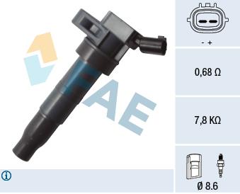 FAE 80341 Ignition coil 80341
