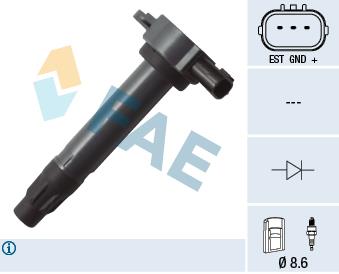 FAE 80338 Ignition coil 80338