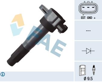 FAE 80268 Ignition coil 80268