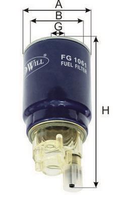 Goodwill FG 1061 Fuel filter FG1061