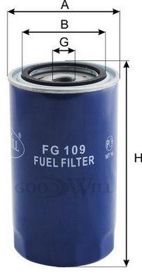 Goodwill FG 109 Fuel filter FG109