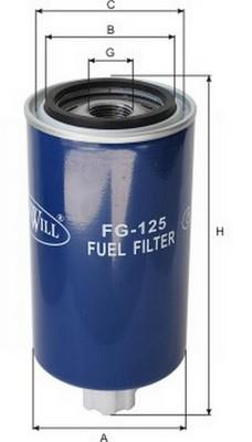 Goodwill FG 125 Fuel filter FG125