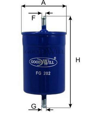 Goodwill FG 202 Fuel filter FG202