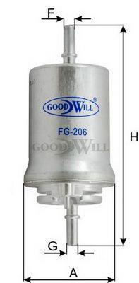 Goodwill FG 206 Fuel filter FG206