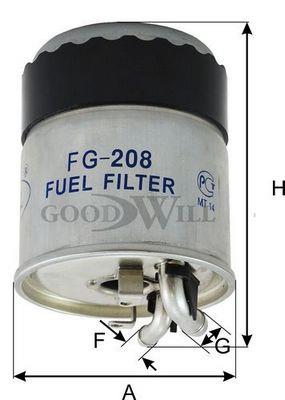 Goodwill FG 208 Fuel filter FG208