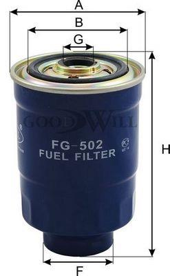 Goodwill FG 502 Fuel filter FG502