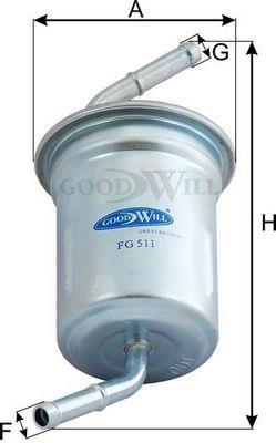 Goodwill FG 511 Fuel filter FG511