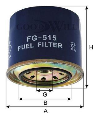 Goodwill FG 515 Fuel filter FG515