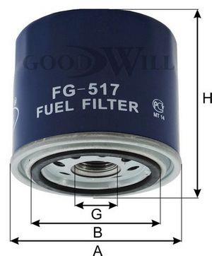 Goodwill FG 517 Fuel filter FG517