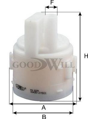 Goodwill FG 529 Fuel filter FG529