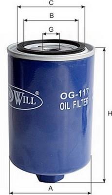 Goodwill OG 117 Oil Filter OG117