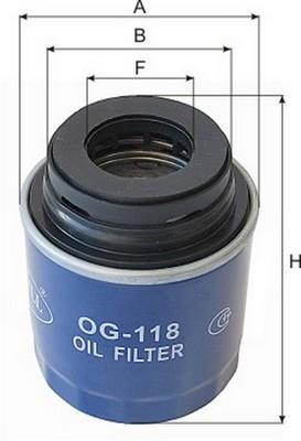 Goodwill OG 118 Oil Filter OG118