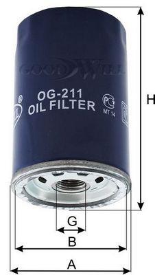 Goodwill OG 211 Oil Filter OG211