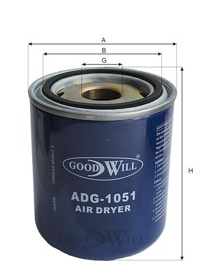 Goodwill ADG 1051 Cartridge filter drier ADG1051
