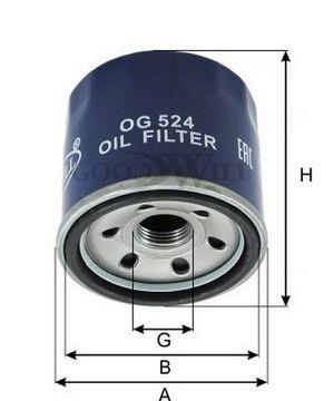 Goodwill OG 524 Oil Filter OG524