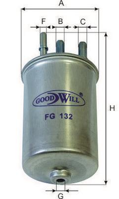 Goodwill FG 132 Fuel filter FG132