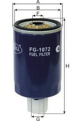 Goodwill FG 1072 Fuel filter FG1072