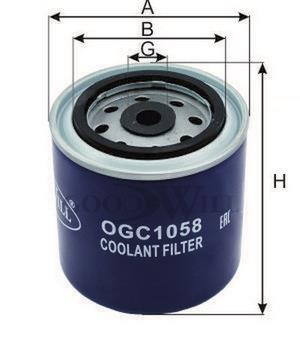 Goodwill OGC1058 Cooling liquid filter OGC1058