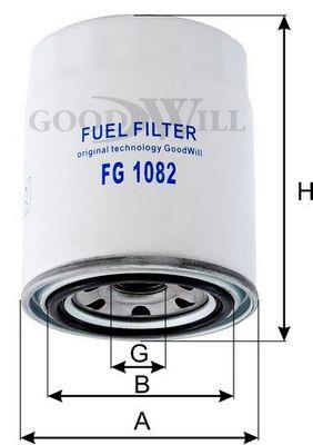 Goodwill FG 1082 Fuel filter FG1082