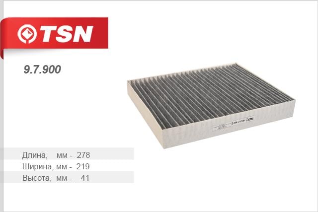 TSN 9.7.900 Filter, interior air 97900