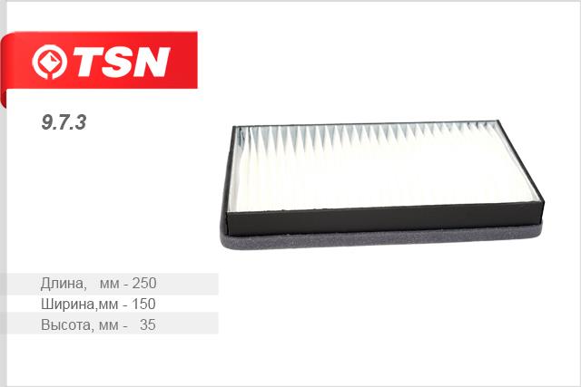 TSN 9.7.3 Filter, interior air 973