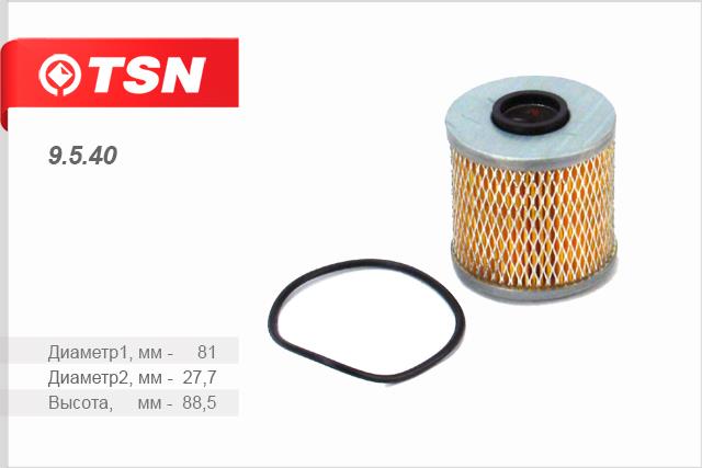 TSN 9.5.40 Oil Filter 9540